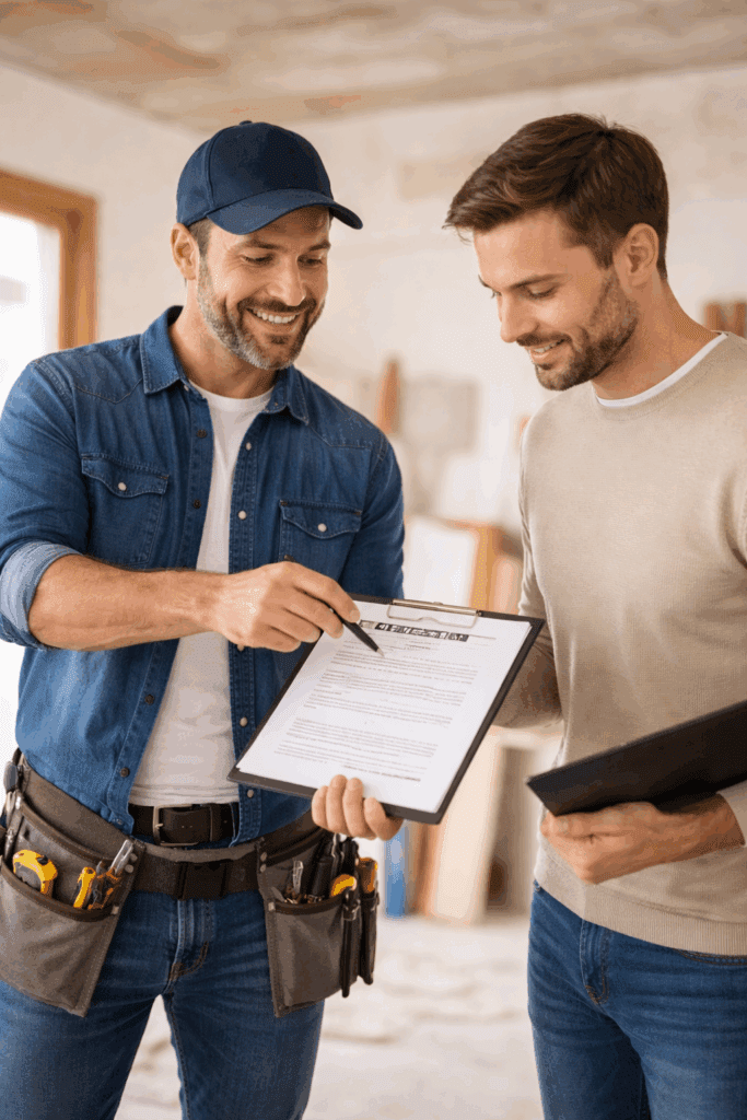 Handwerkervertrag: Alles, was Bauherren wissen müssen