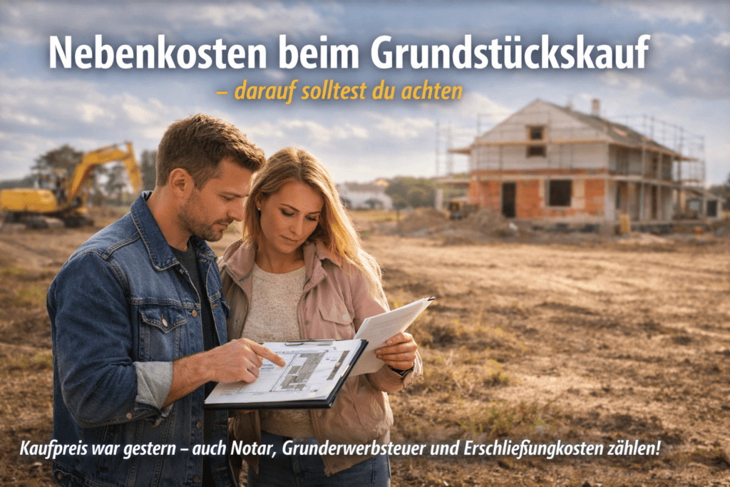 Nebenkosten Grundstückskauf – was Bauherren einplanen sollten
